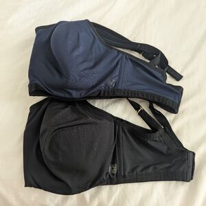 2 PACK - NATORI Yogi Contour Convertible Sports Bra, 36DDD